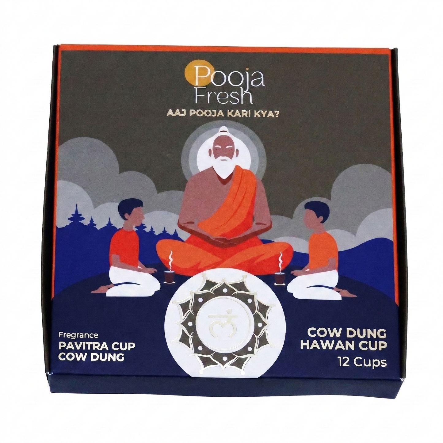 Pooja Fresh Natural Hawan Cups (24 Cups)