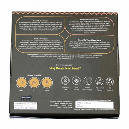 Pooja Fresh Natural Hawan Cups (36 Cups)