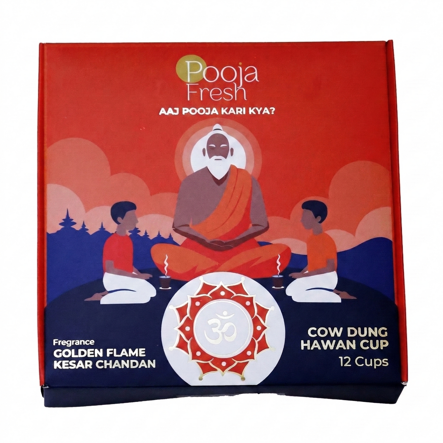 Pooja Fresh Saffron & Kesar Hawan Cups (36 Cups)