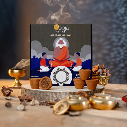 Pooja Fresh Natural Hawan Cups (12 Cups)