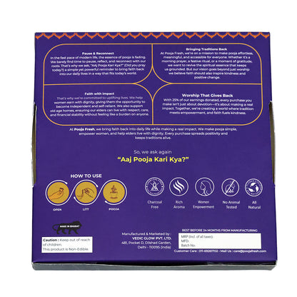 Pooja Fresh Resin Bliss Hawan Cups (36 Cups)